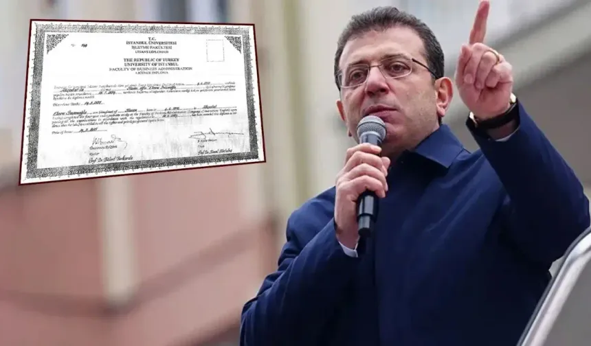 Ekrem İmamoğlu diploma iptaline karşı dava açtı