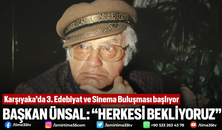 Karşıyaka’da 3. Edebiyat ve Sinema Buluşması başlıyor