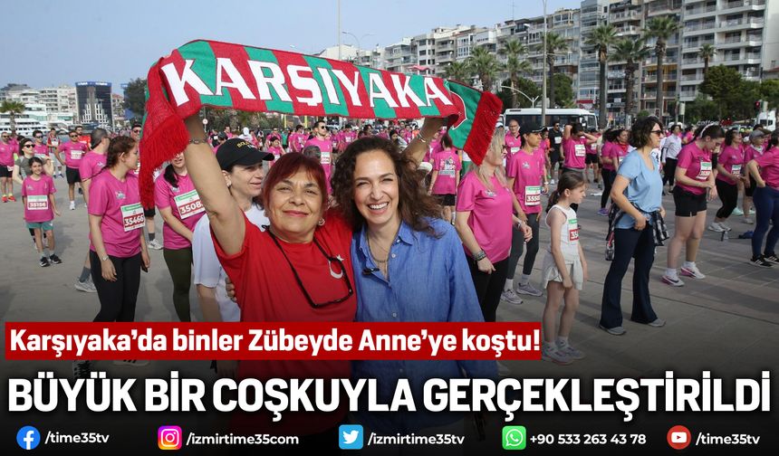 Karşıyaka’da binler Zübeyde Anne’ye koştu!
