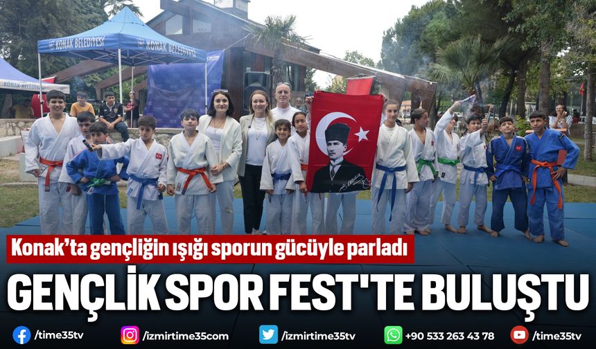 Konak’ta gençliğin ışığı sporun gücüyle parladı