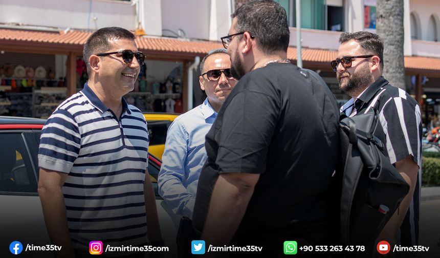 Başkan Ömer Günel’den turistik çarşı esnafına ziyaret