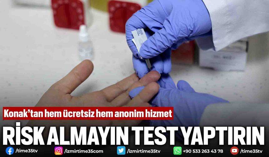 Konak’tan hem ücretsiz hem anonim hizmet
