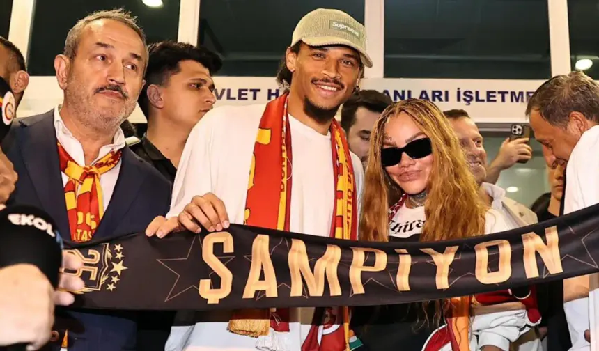 Leroy Sane, İstanbul'a geldi