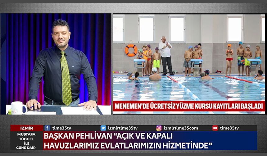 Başkan Pehlivan “Açık ve kapalı havuzlarımız evlatlarımızın hizmetinde”