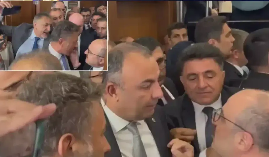 Meclis'te AK Parti ve CHP milletvekilleri arasında arbede!