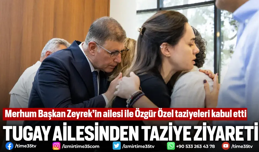 Tugay çiftinden Zeyrek ailesine taziye ziyareti