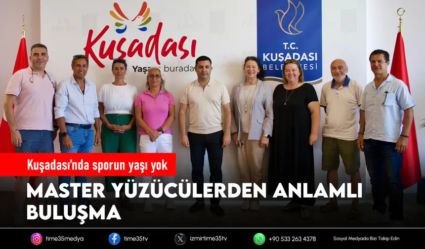 Master yüzücülerden Başkan Günel’e ziyaret