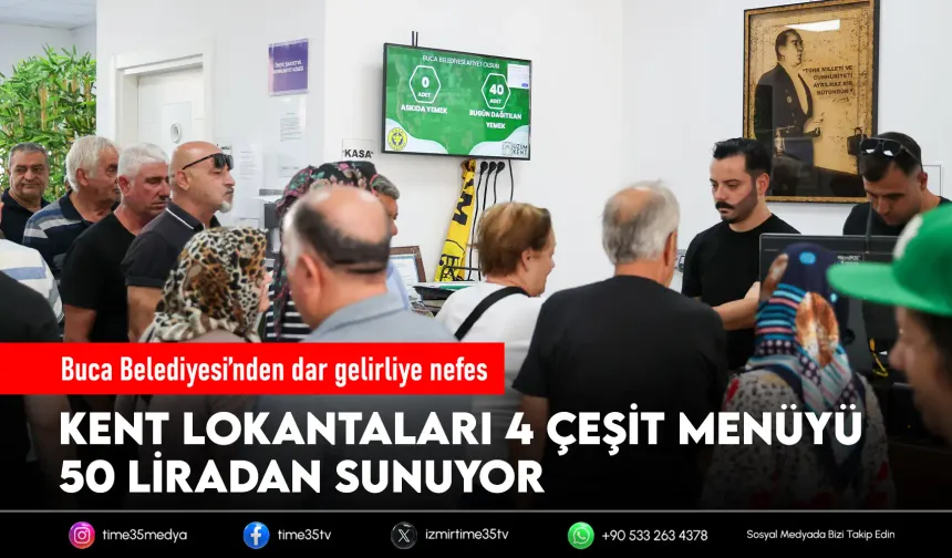 Bir ekmek 15 lira, Buca’da 4 çeşit yemek 50 lira