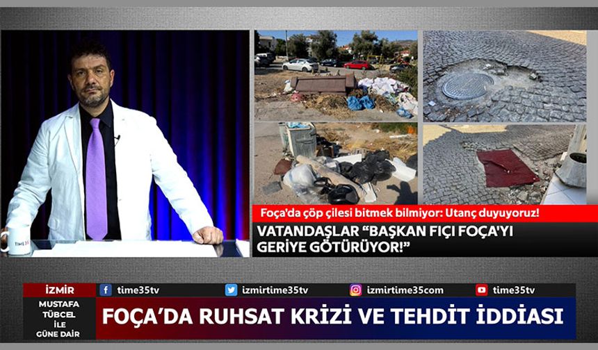 Foça'da Belediye nerede "Ruhsat krizi, tehdit, esnaf isyanda, çöpler toplanmıyor"