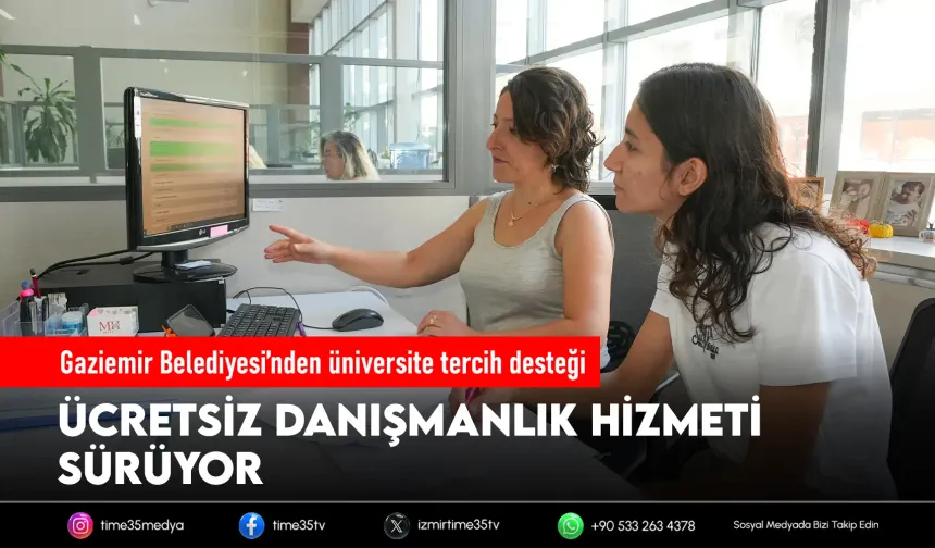 Gaziemir Belediyesi’nden öğrencilere YKS tercih desteği