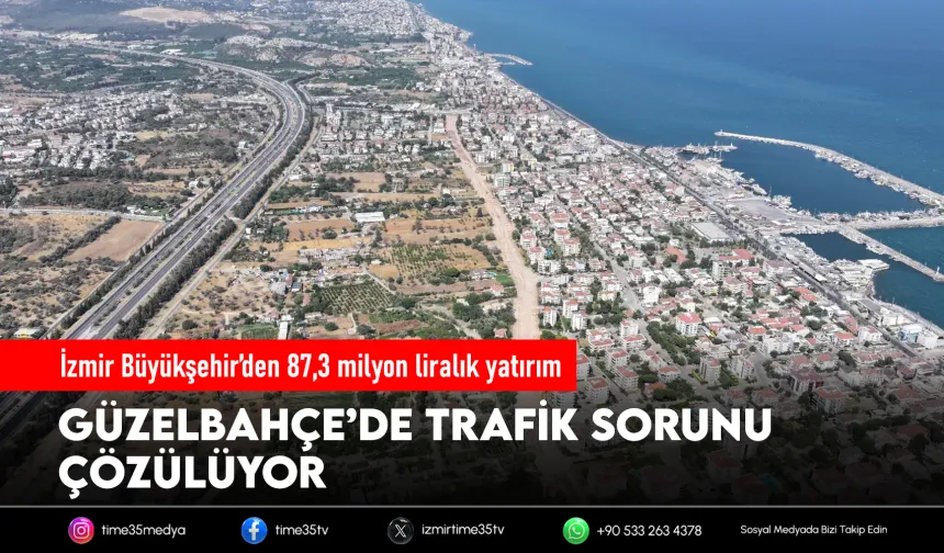 Güzelbahçe 75. Yıl Cumhuriyet Bulvarı’nda sona gelindi
