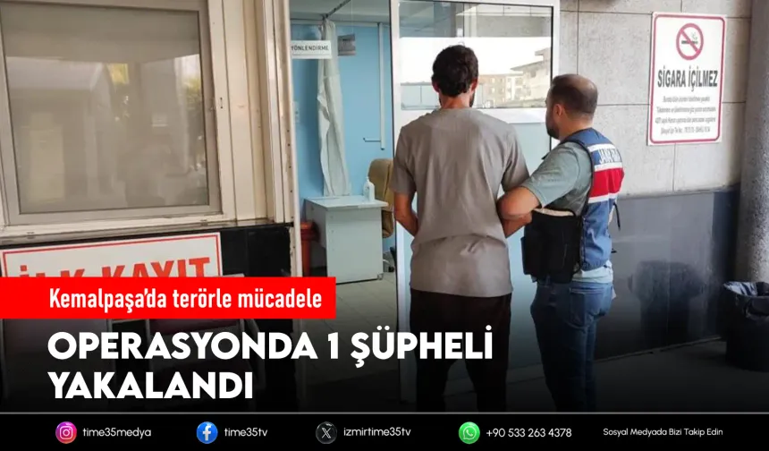 İzmir'de DEAŞ operasyonu: 1 gözaltı