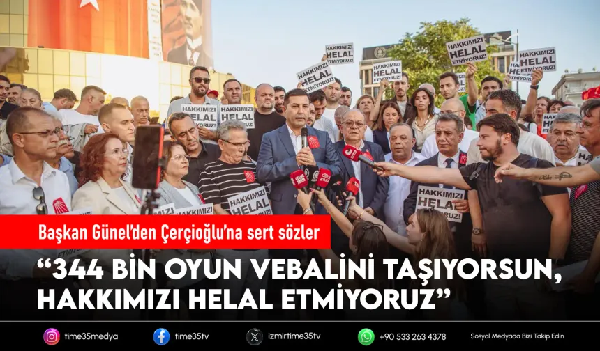 Başkan Günel: “biz ona hakkımızı helal etmiyoruz”