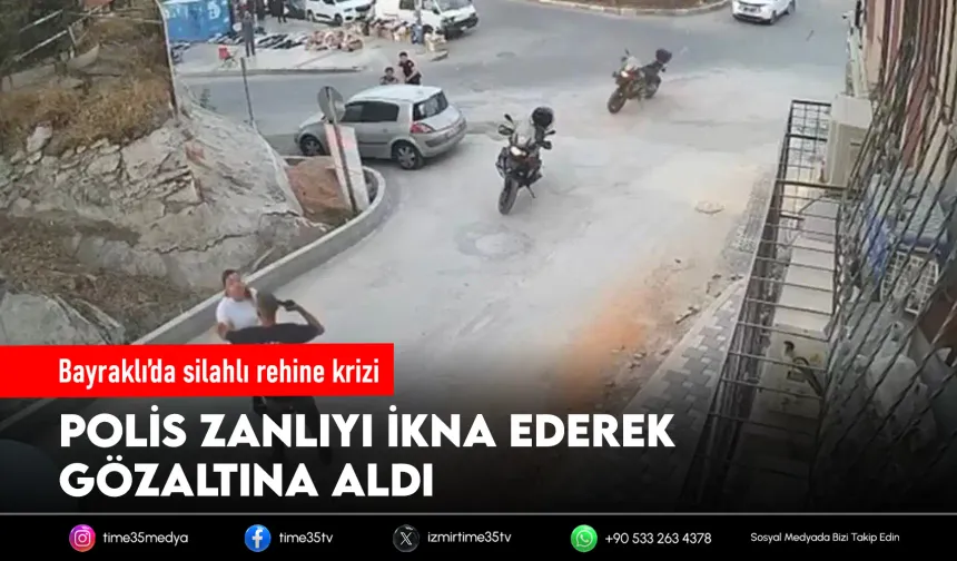 İzmir’de hareketli anlar: Rehine operasyonu
