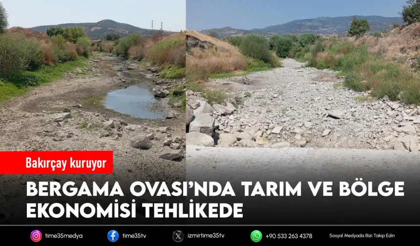 İzmir’de tarımsal kriz: Bakırçay’da su kalmadı