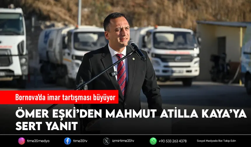 Bornova’da imar tartışması büyüyor: Eşki’den Kaya’ya sert yanıt