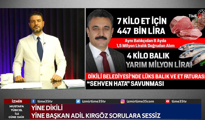 4 Kilo Balık Yarım Milyon Lira! Dikili Belediyesi’nde Skandal Alım İddiası