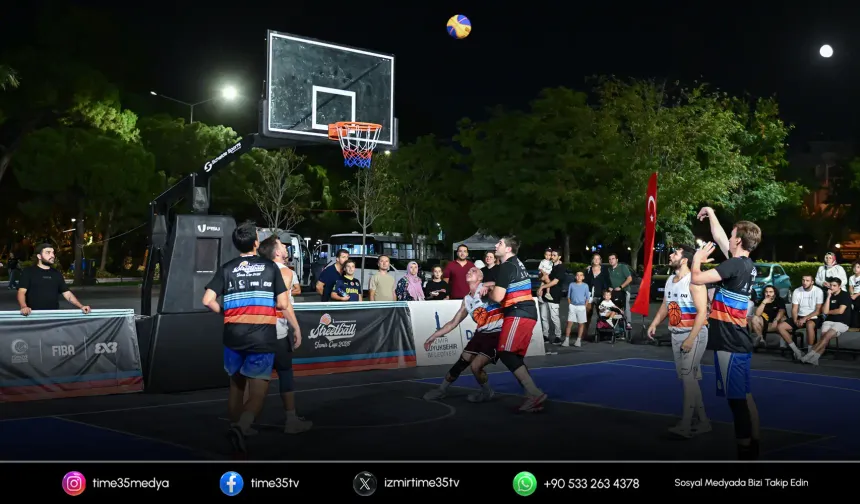 İzmir’de 3x3 Streetball heyecanı sona erdi