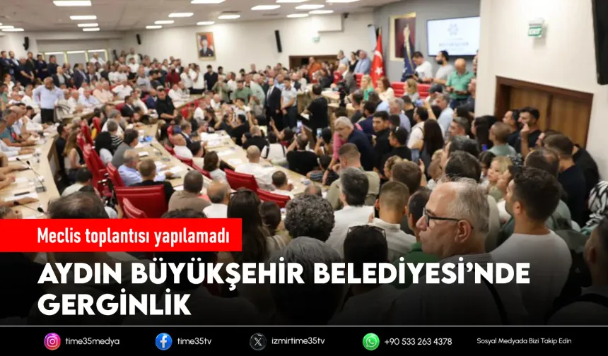 Aydın Büyükşehir Belediye Meclisi'nde gergin anlar