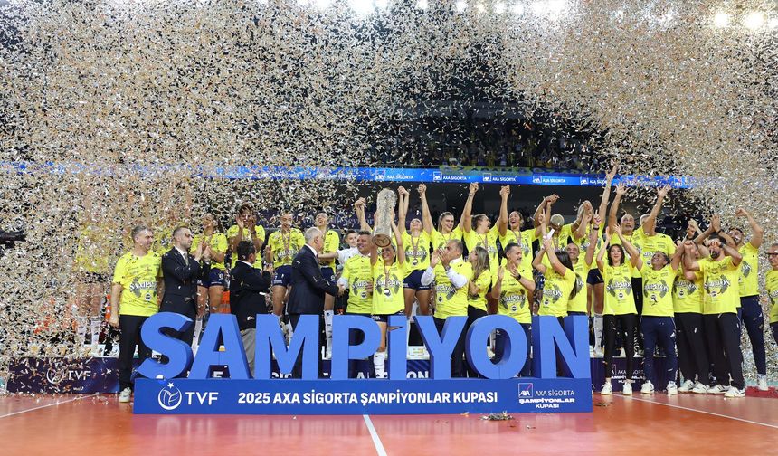 AXA Sigorta Şampiyonlar Kupası  şampiyonu Fenerbahçe