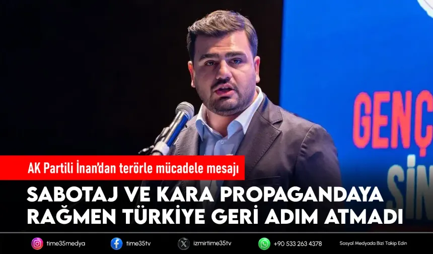 AK Parti Genel Sekreteri İnan: PKK’nın çekilmesi milletimizin zaferidir