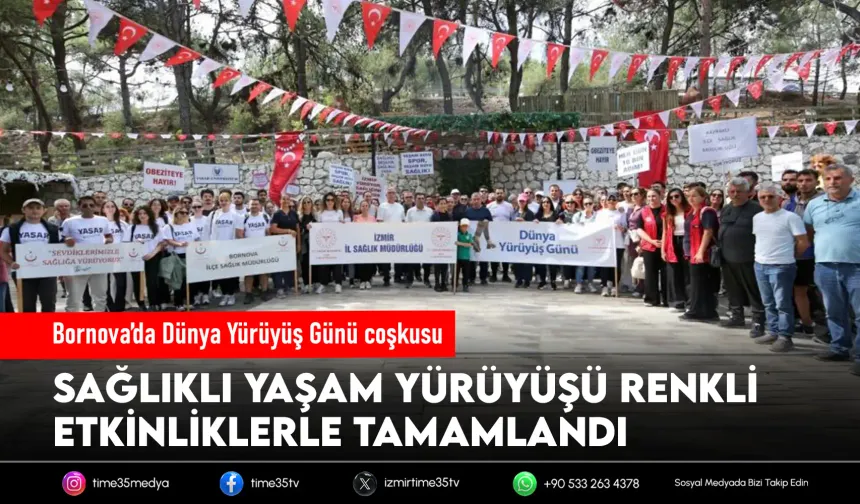 İzmir'de sağlık için doğa yürüyüşü