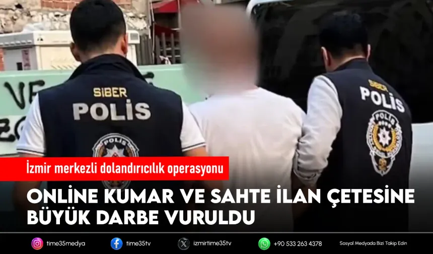 İzmir dâhil 5 ilde online kumar operasyonu!