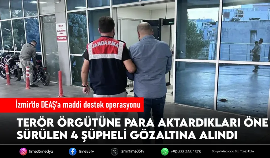 İzmir'de DEAŞ operasyonu: 4 gözaltı
