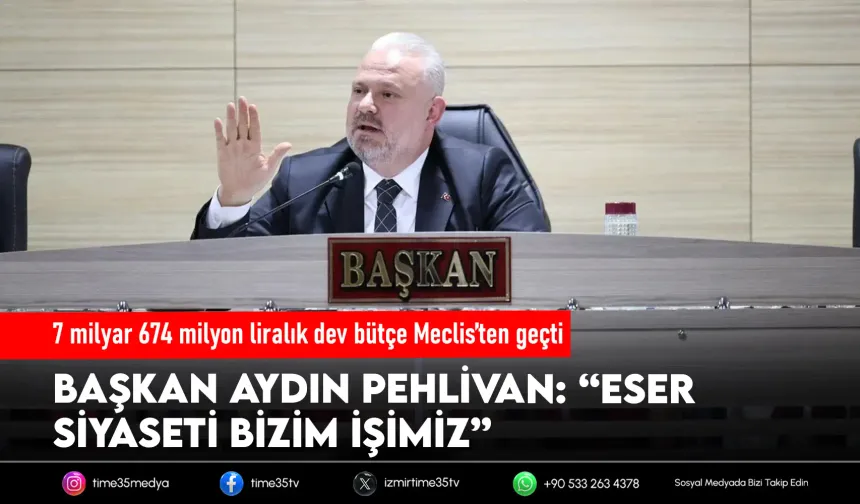Menemen Belediyesi’nden rekor bütçe