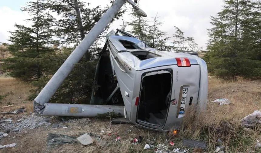 Tamir için getirilen araçla kaza yapan çırak yaralandı