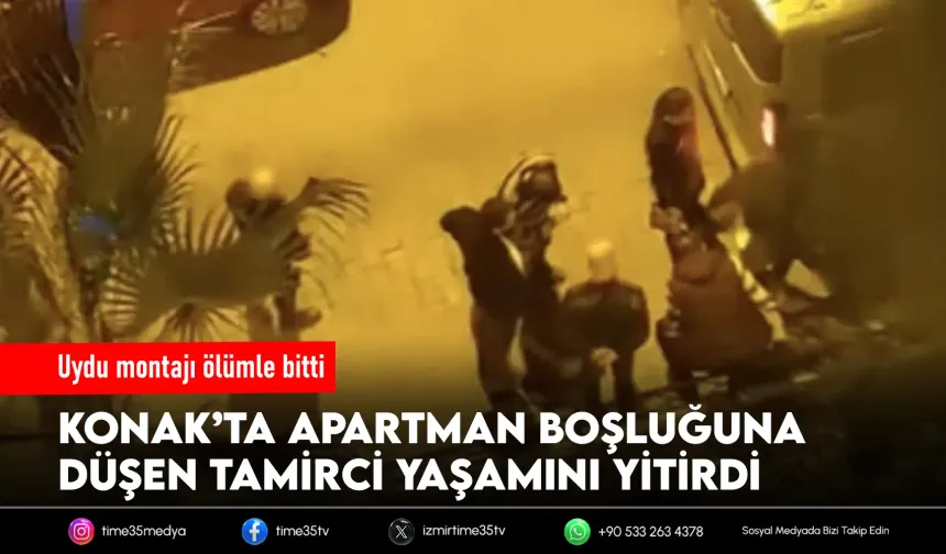 Uydu tamircisi apartman boşluğuna düşerek hayatını kaybetti