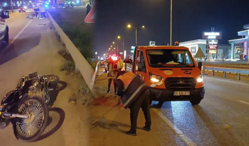 3 motosiklet çarpıştı: 1'i ağır 6 yaralı