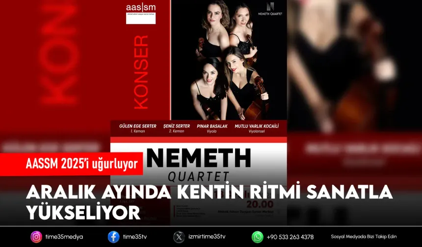 Aralık ayında kentin ritmi sanatla yükseliyor