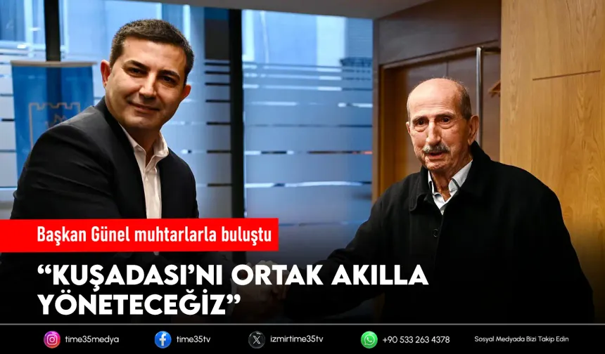 Başkan Günel muhtarların taleplerini dinledi