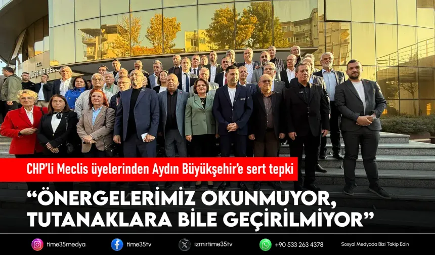 CHP’li Meclis üyelerinden Aydın Büyükşehir’e sert tepki