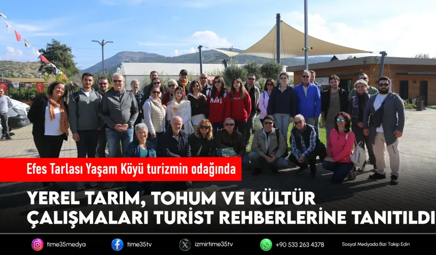 İzmirli rehberlerden Efes Tarlası’na eğitim ziyareti