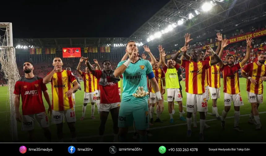 Göztepe ligde yerini kaybetmedi