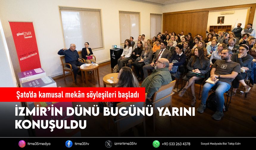 Şato’da kamusal mekân söyleşileri başladı