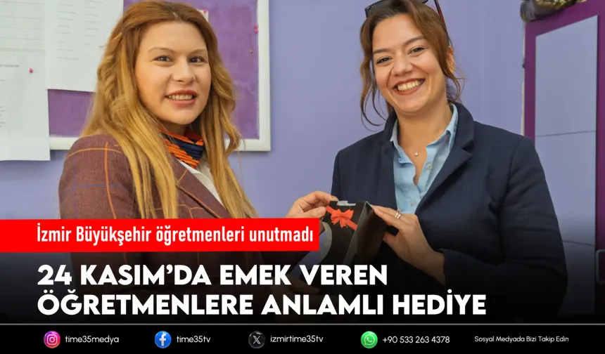Büyükşehir'den öğretmenlere anlamlı hediye