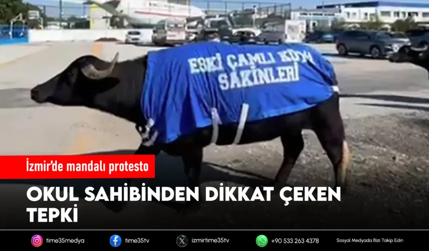 Güzelbahçe’de mandalı protesto: “siz yokken biz vardık”