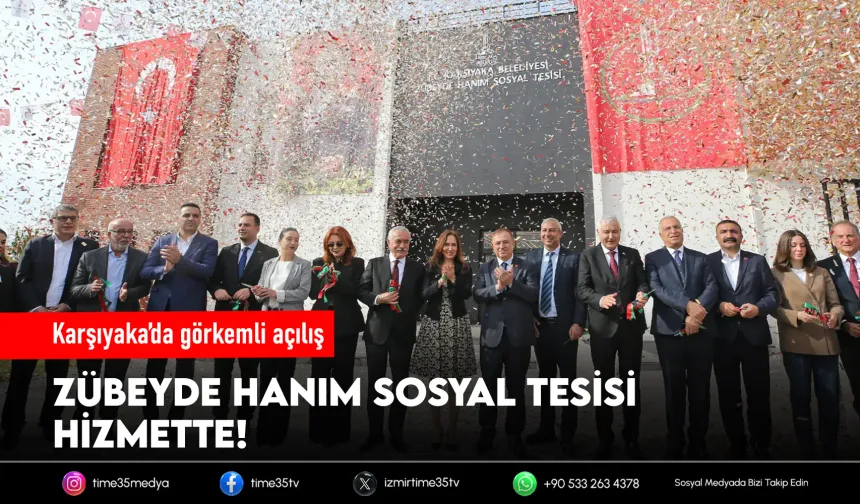 Karşıyaka’da Zübeyde Hanım Sosyal Tesisi açıldı