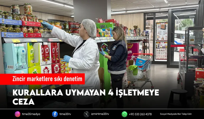 Kuşadası’nda zincir marketlere sıkı denetim