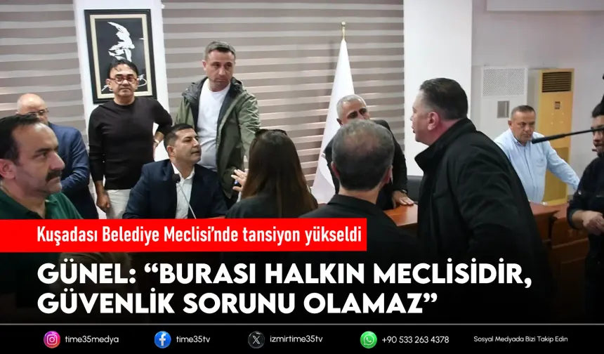 Başkan Günel Kuşadası’nda provokasyona geçit vermedi