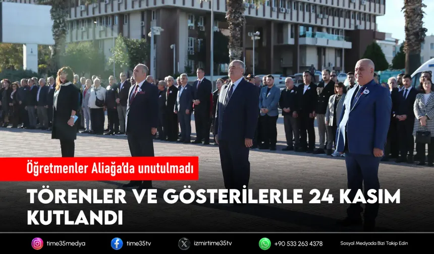 Öğretmenler Günü Aliağa’da kutlandı