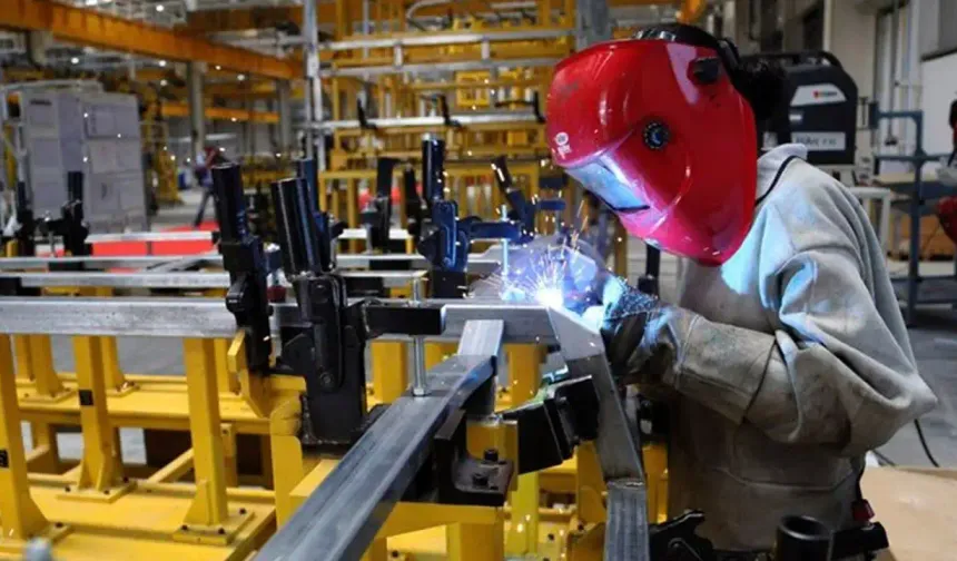 Sanayi üretimi yıllık yüzde 2,9 arttı