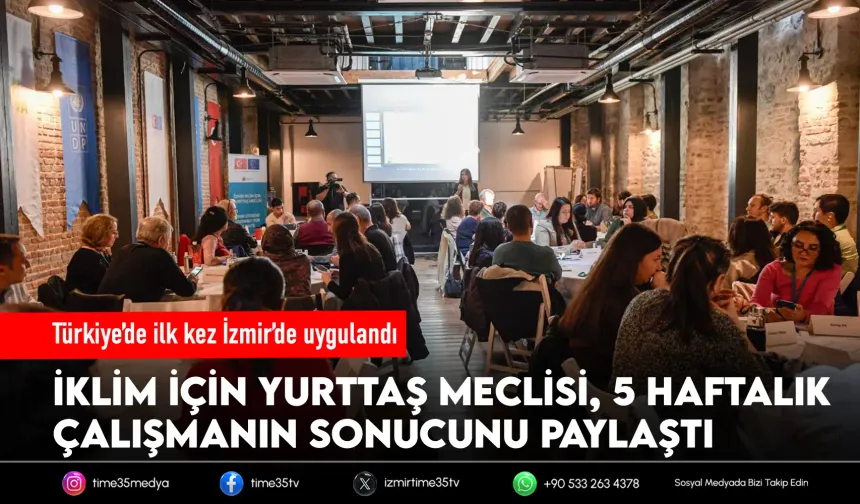 İzmir İklim Yurttaş Meclisi’nden 11 maddelik bildiri