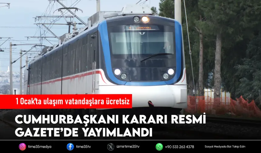 İZBAN’da 1 Ocak ulaşımı ücretsiz