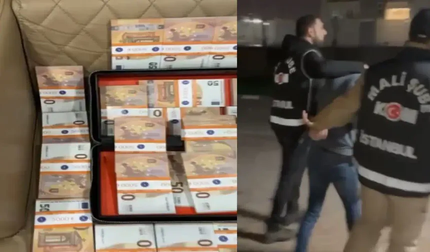 Sahte 150 bin euro ele geçirildi