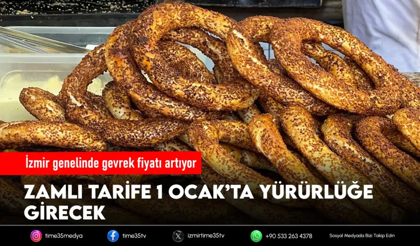 İzmir’de gevrek yeni yıla zamla giriyor