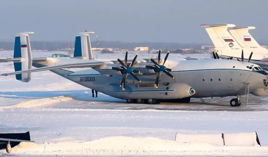Rus ordusuna ait nakliye uçağı düştü